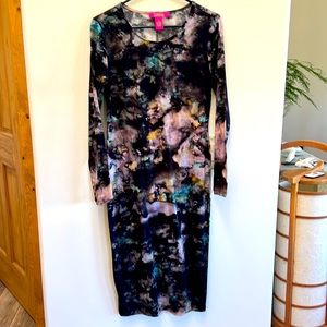 Catherine Malandrino Midi Sheath Stretch Dress